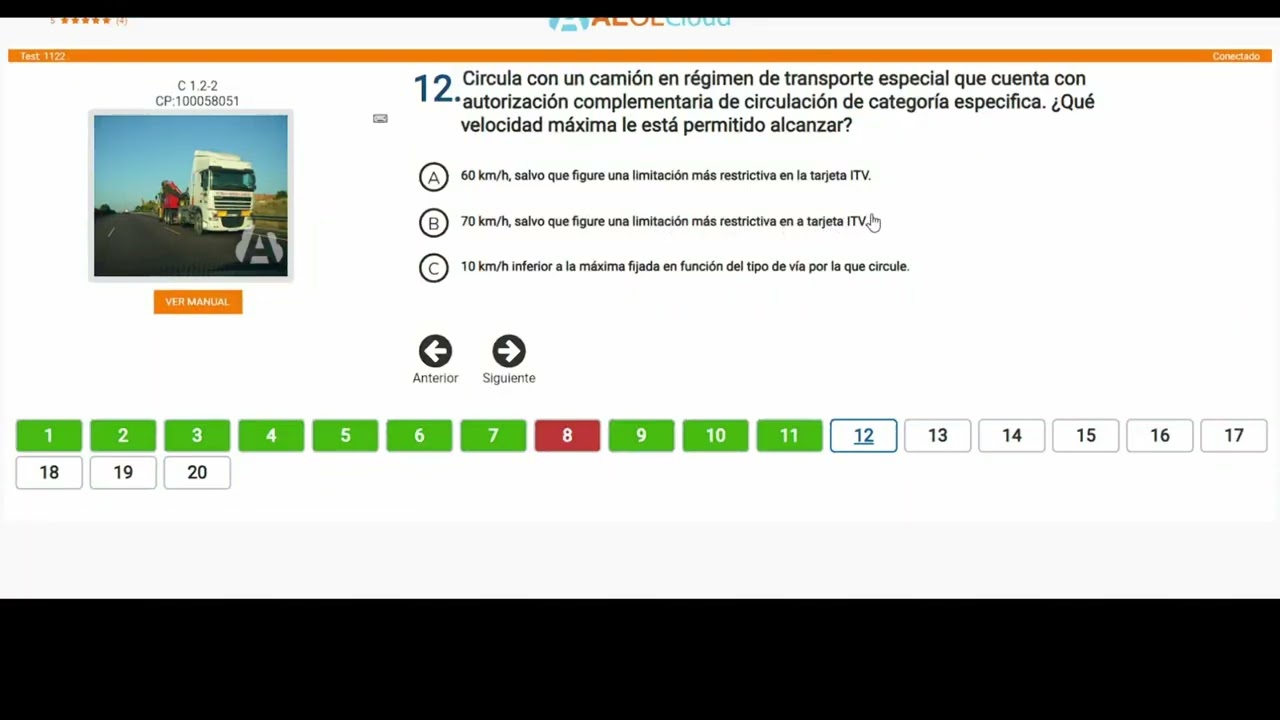 Test Carnet C Camion