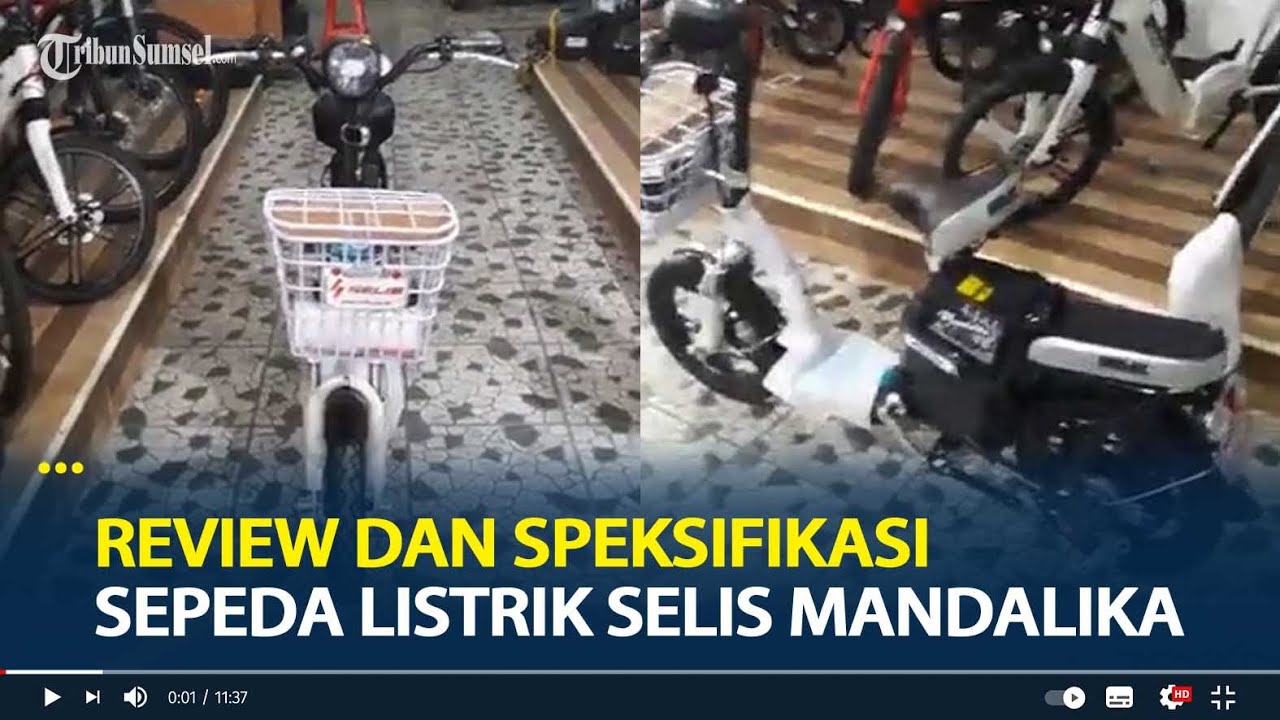 Speksifikasi Sepeda Listrik Selis Mandalika di Selis Center Palembang