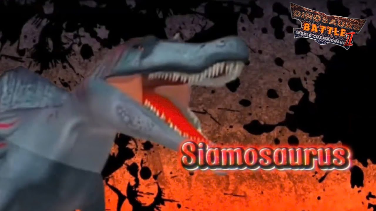 Siamosaurus battle of match: vote to win(FANMADE)@spinofan1977 #dinobattles #pong1977