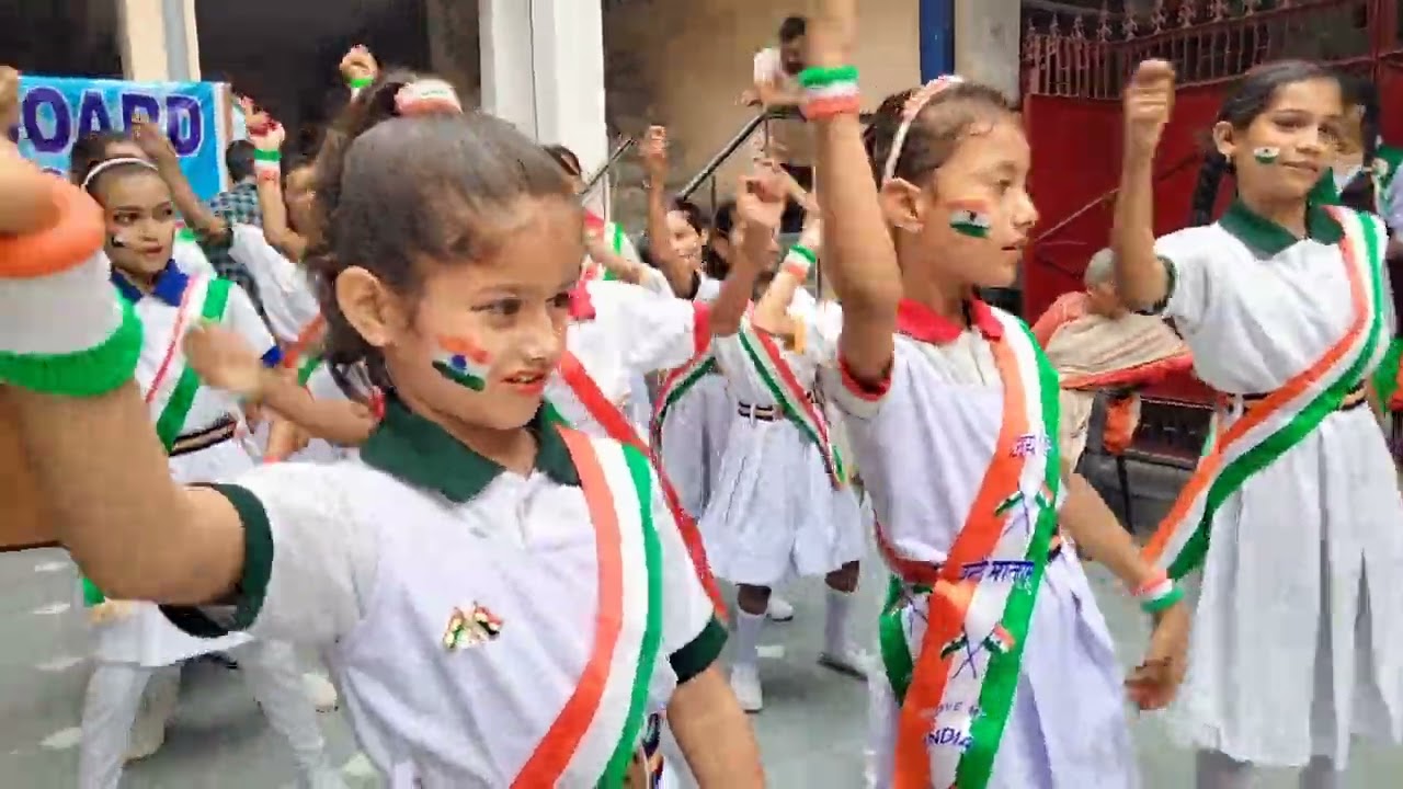 || Celebrating Independence Day in Mahavir Inter College || Aliganj || LUCKNOW ||