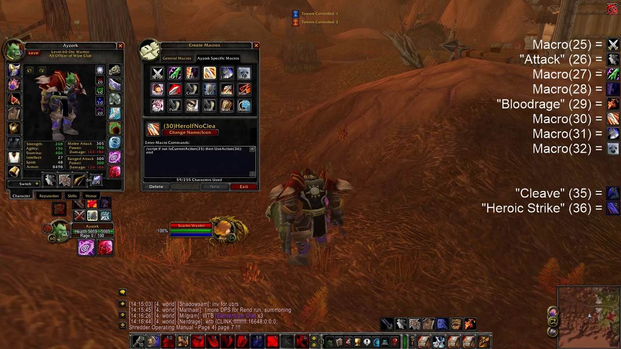 tanking macro-chain (for private servers, doesnt work in classic!)