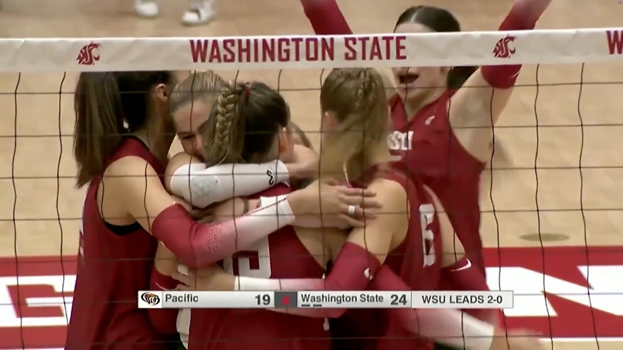 WSU Volleyball: Highlights vs. Pacific | 11/7/24