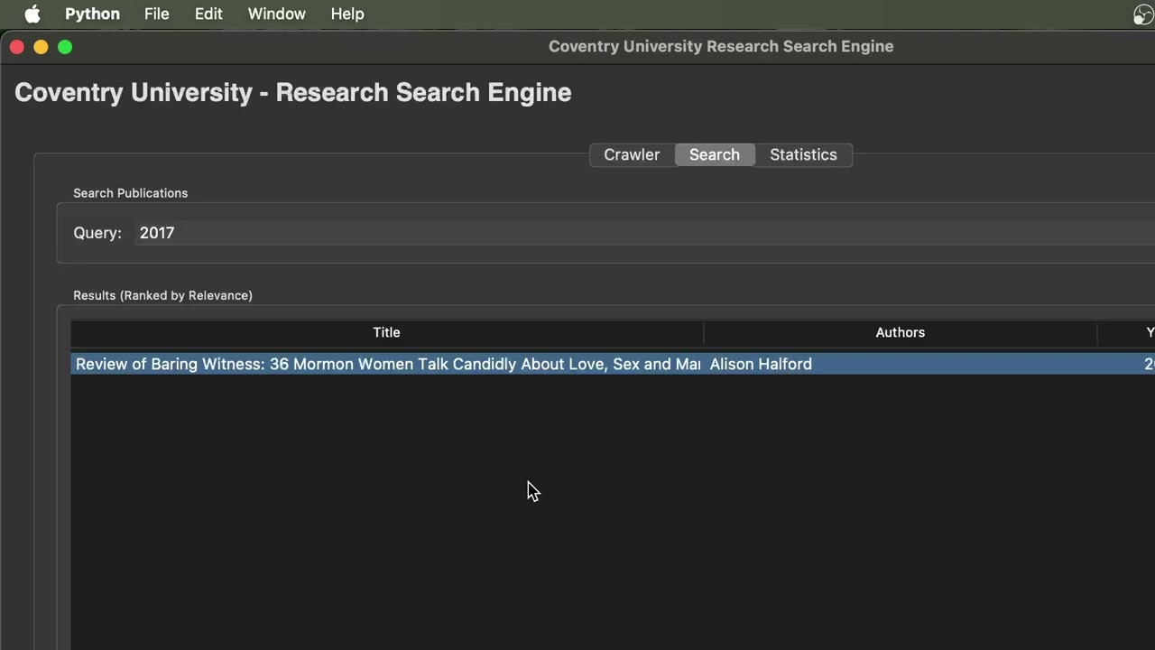 Vertical Search Engine and Document Classification