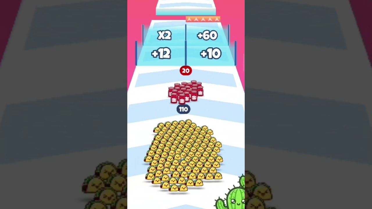 IMPOSSIBLE FOOD RUN BEST COOL GAME EVER PLAYED #shorts