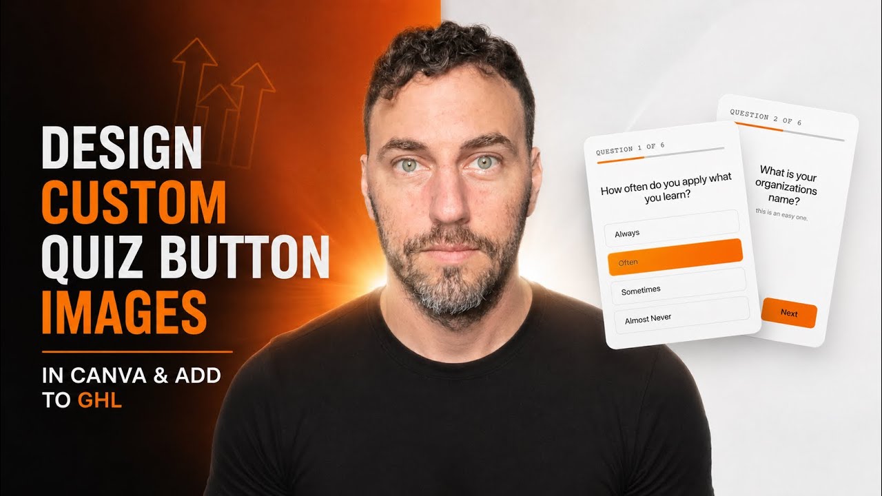 How to Design Custom Quiz Button Images in Canva & Add to GoHighLevel