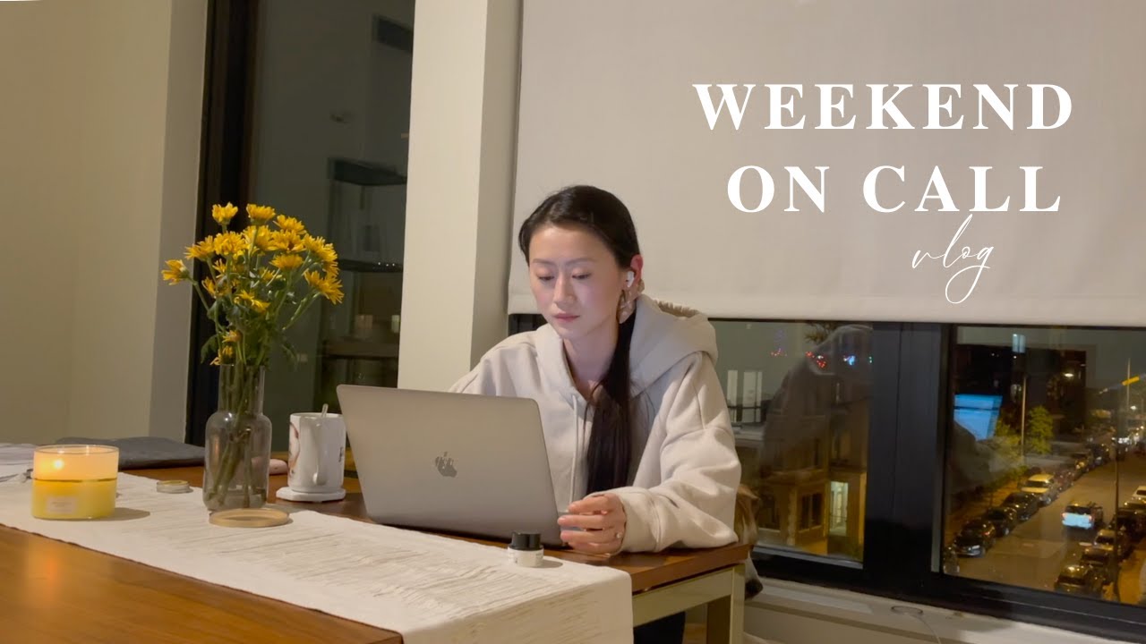 VLOG || surgery resident weekend on call