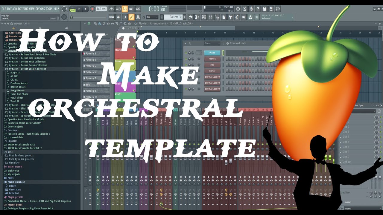 How to make Orchestral template || FL Studio Tutorial
