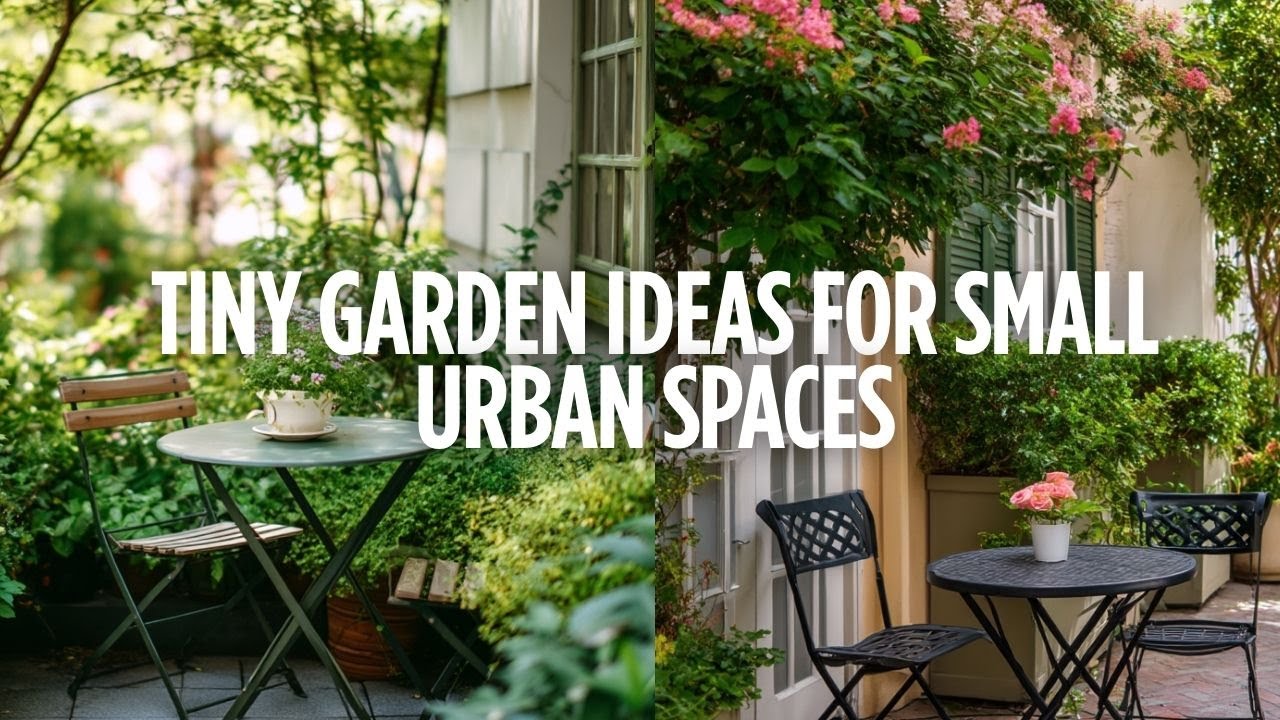 10 Tiny Garden Ideas for Small Urban Spaces | Budget-Friendly & Beautiful Tips