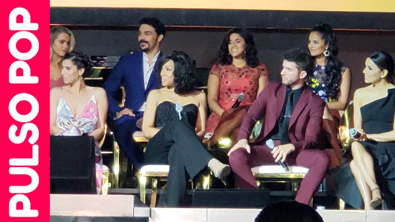 EVA LONGORIA, ROSELYN SANCHEZ talk Gran Hotel remake | GRAND HOTEL conference (Miami)