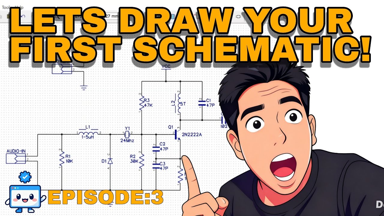 EPISODE 3: HOW TO DRAW SCHEMATIC DIAGRAM IN DIPTRACE?! ( Basic Guide & Recommendation)