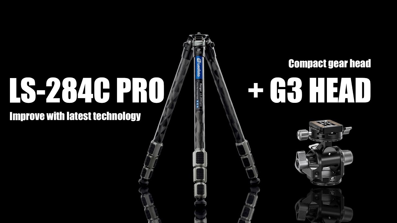 Leofoto LS series improved version - LS-284C tripod with G3 head