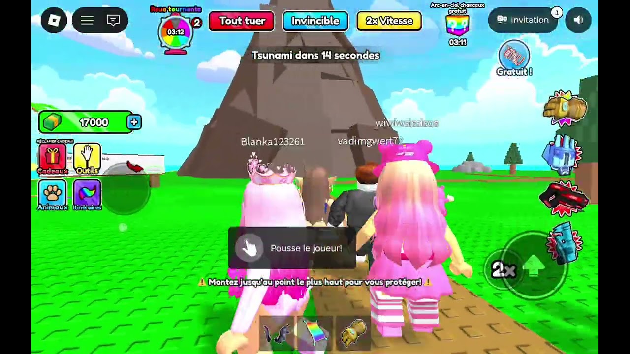 🌊Survie de l'île du désastre du tsunami🌴 #الشعب_الصيني_ماله_حل #robloxgames #games #roblox #temblor