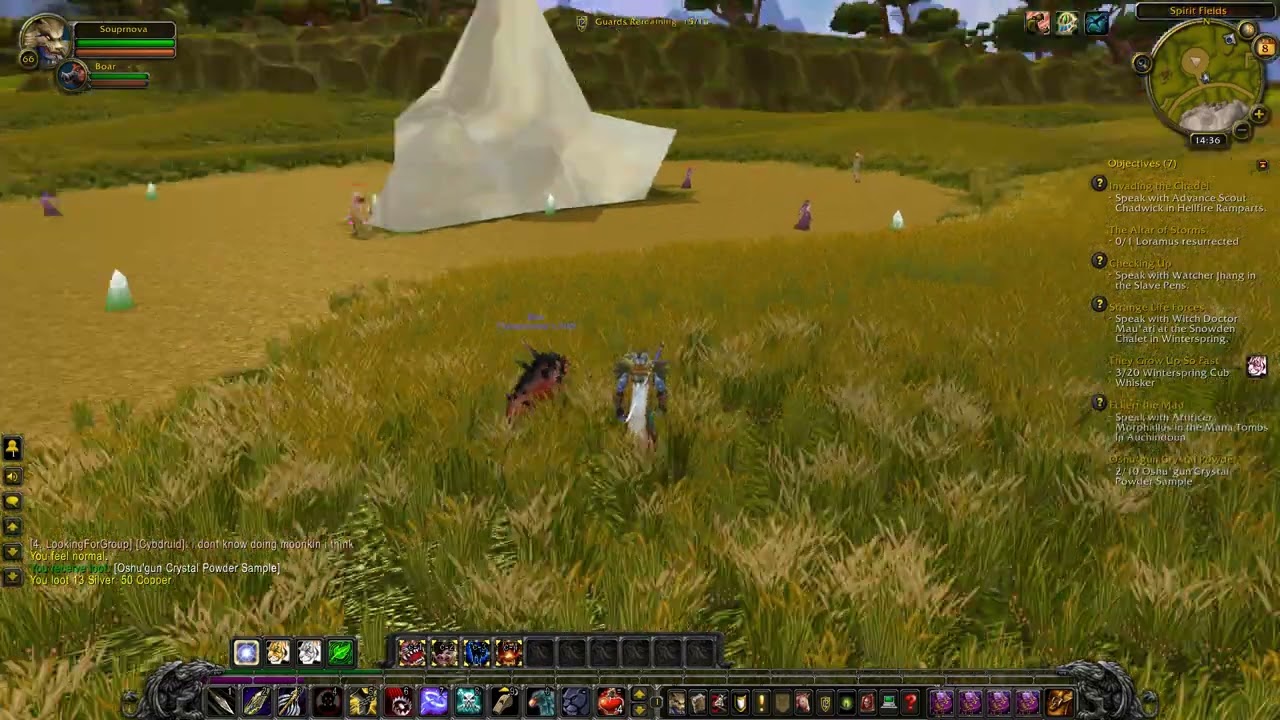Where can you find Oshu'gun Crystal Powder in WoW