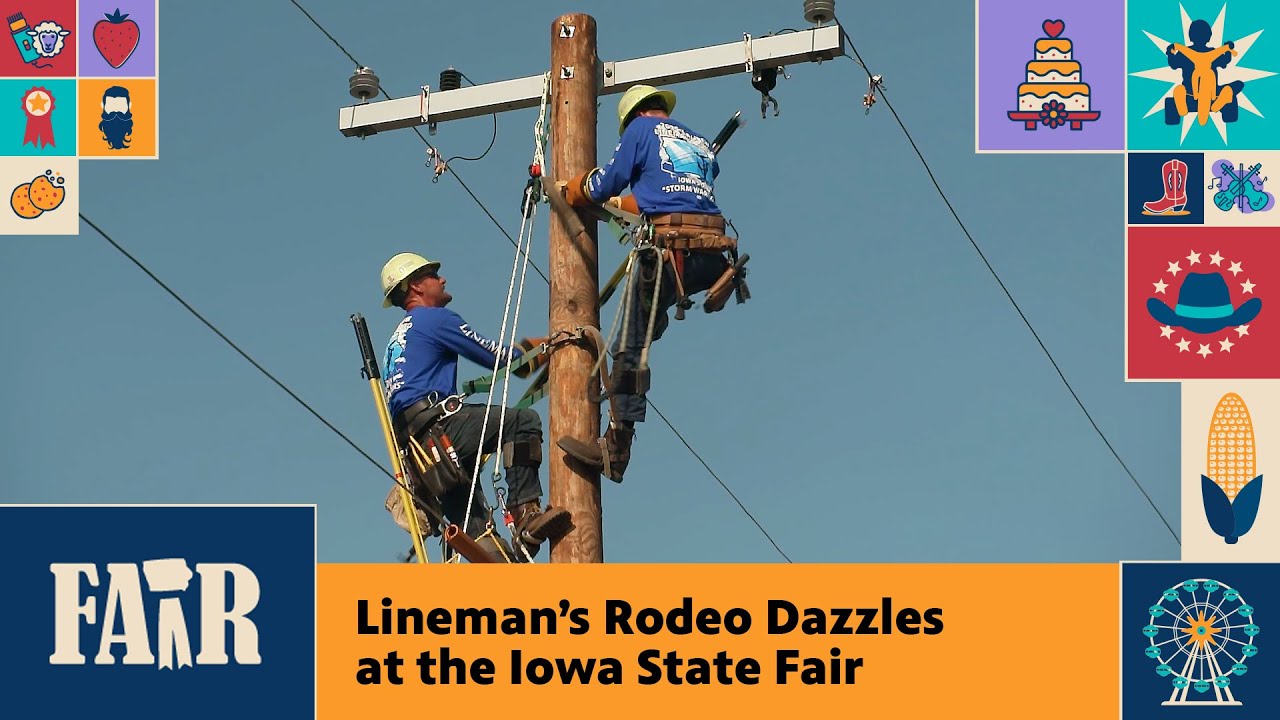 Lineman’s Rodeo Dazzles at the Iowa State Fair – Fair 2025