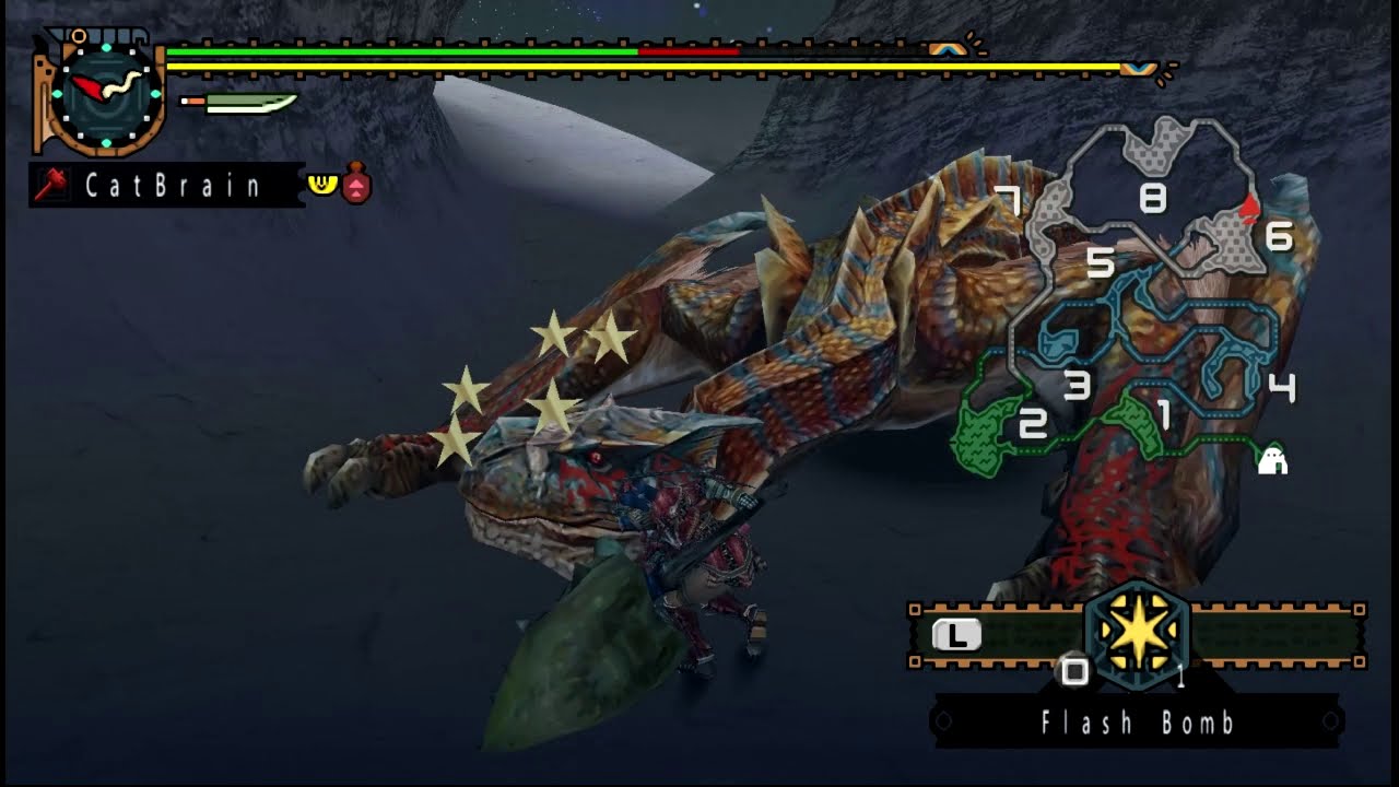 [MHFU] Tigrex (5★ Village) vs Hammer (Urgent Quest)