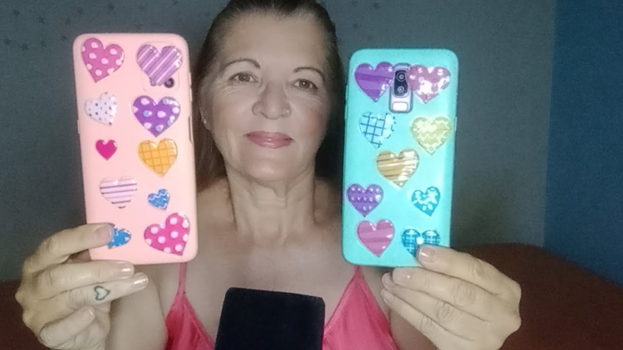 ASMR-COLOCANDO ADESIVO NO CELULAR 🥱😴#relax #durmamelhor #durmabem 