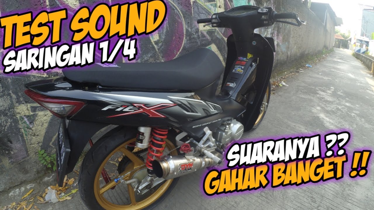 TEST SOUND KNALPOT RACING DYN EXHAUST DI HONDA SUPRA KOMOROD ROAD RACE TUNE UP