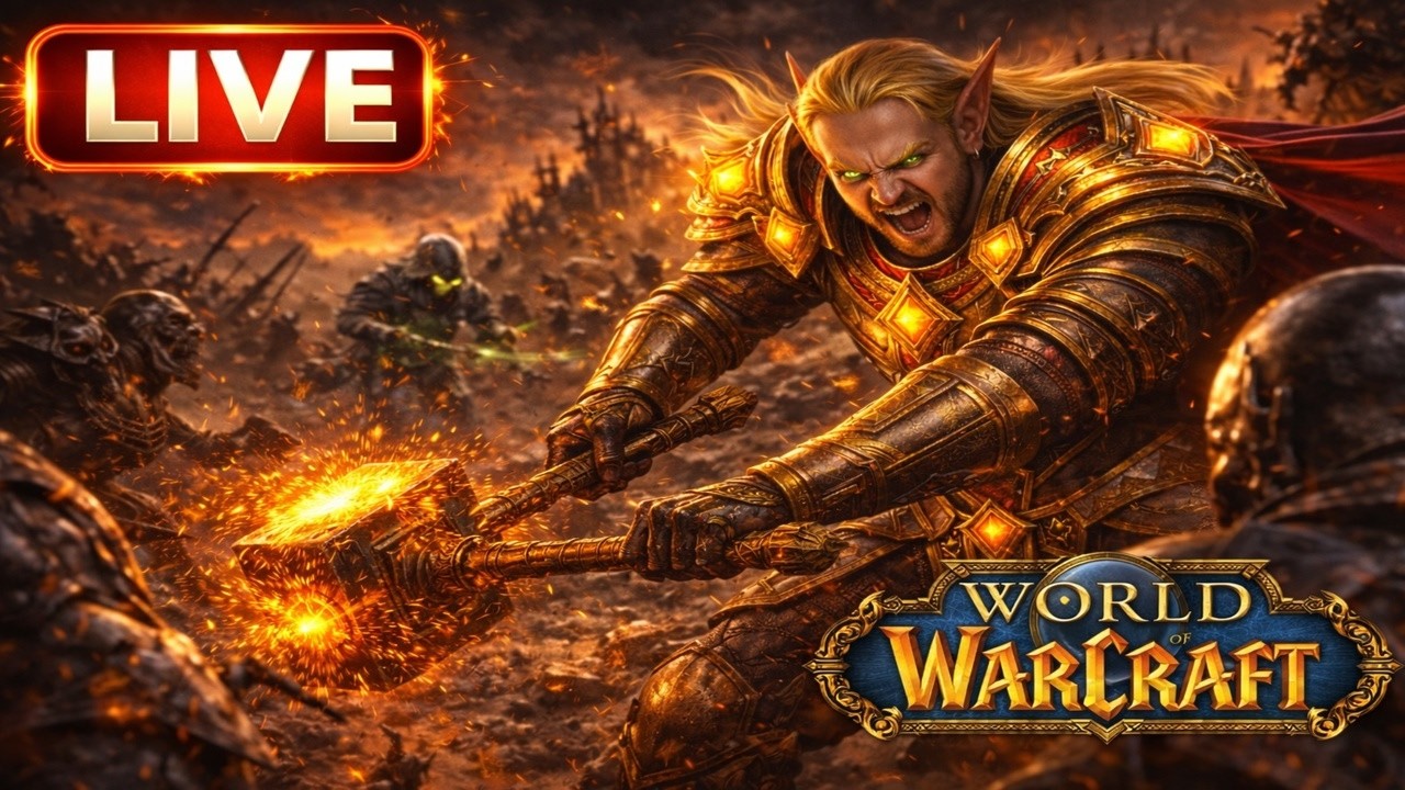 🔴LIVE 027| WOW TBC CLASSIC BORA TURBINAR ESSE PALADINO RUMO AO NV 70!