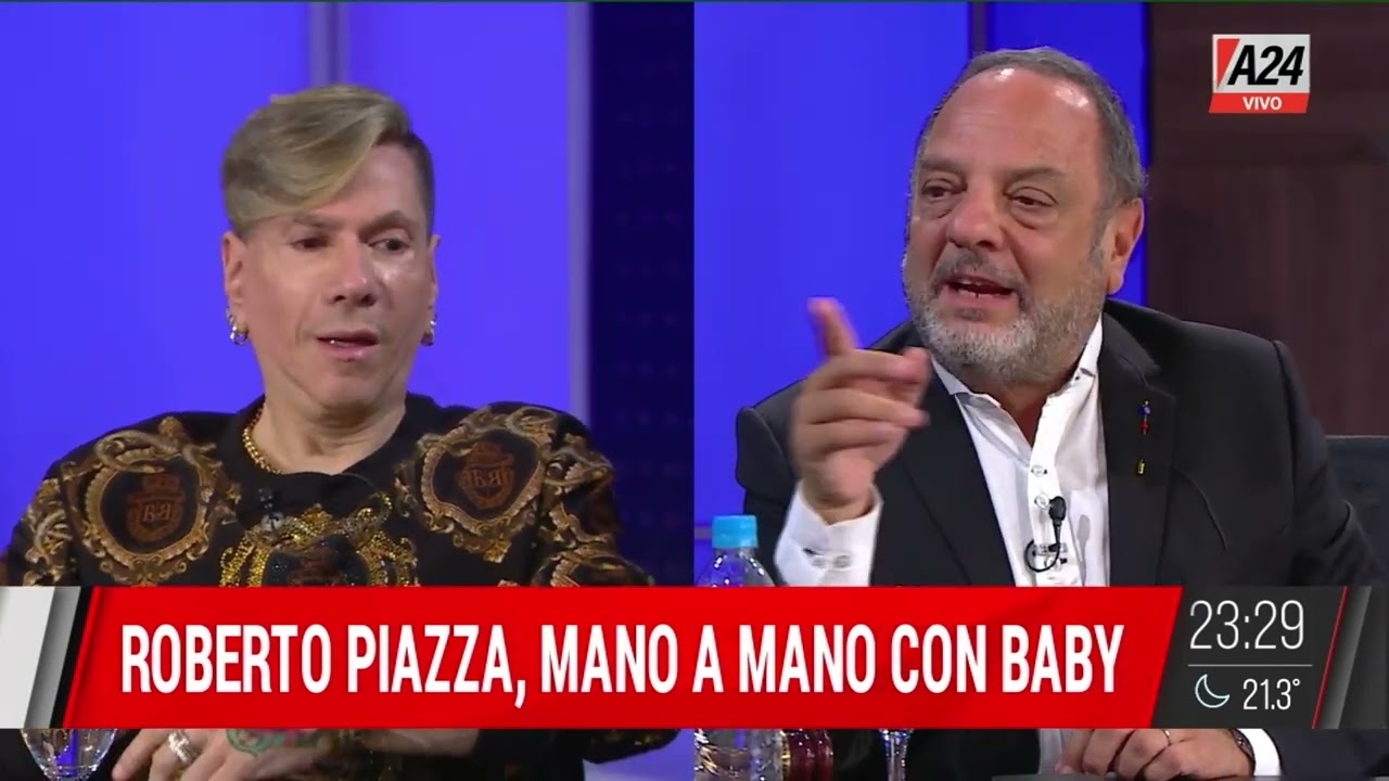 🟡 Roberto Piazza, mano a mano con Baby Etchecopar: 