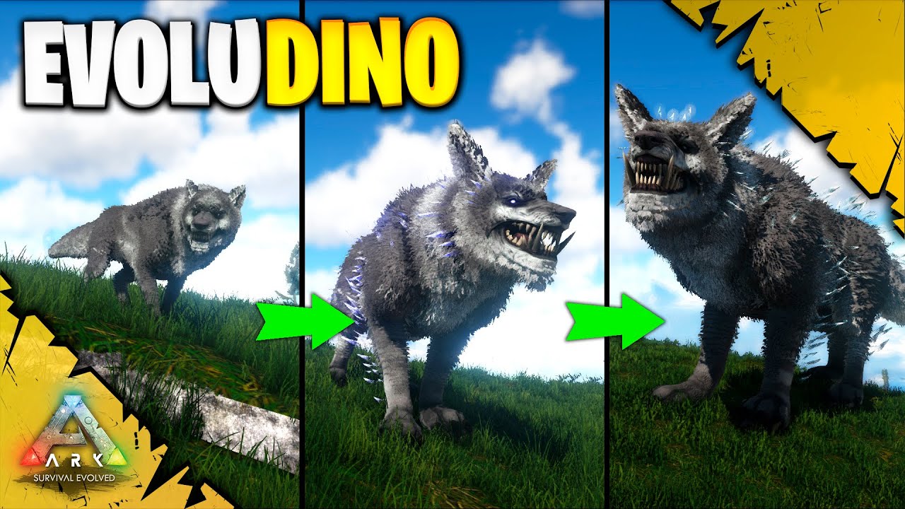 A EVOLUÇÃO DO FENRIR | ARK SURVIVAL EVOLVED | EVOLUDINO