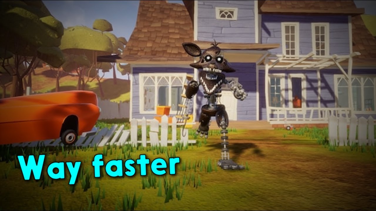 Casual Player vs Ignited Foxy Mod | Hello Neighbor