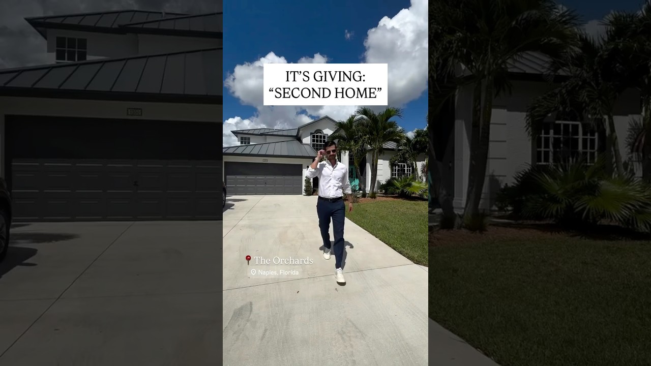 $1,100,000 Second Home In Naples Florida | The Orchards | 4 Bed + Den  | 2.5 Bath