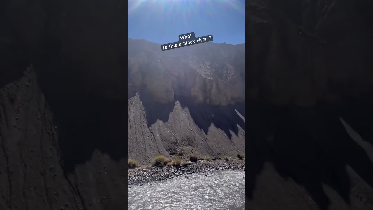Black river at kaza || spiti river || spiti valley || Manali || Himachal Pradesh