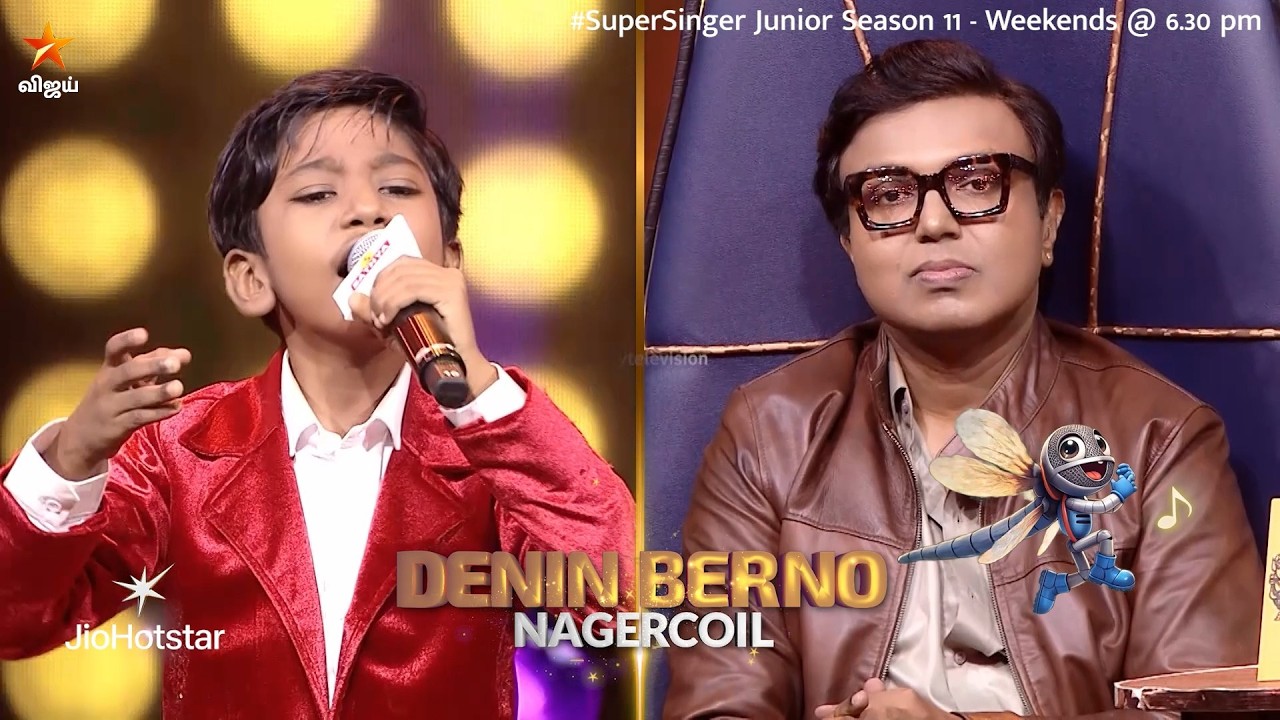 Namma Ooru Singari Song by #DeninBerno 😍❤️ | Super Singer Junior 11 | Episode Promo