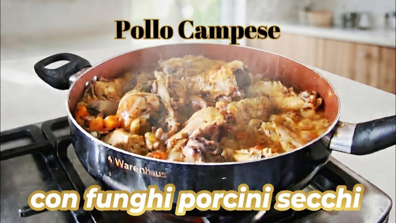 Pollo alla CAMPESINA con Porcini: il segreto per un pollo tenerissimo e cremoso!