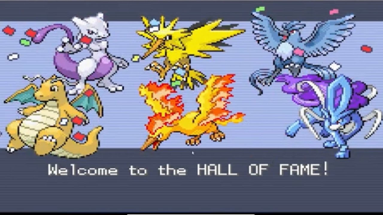 DESTROYING The Elite Four Rematch with only LEGENDARIES - (Pokémon Fire red)