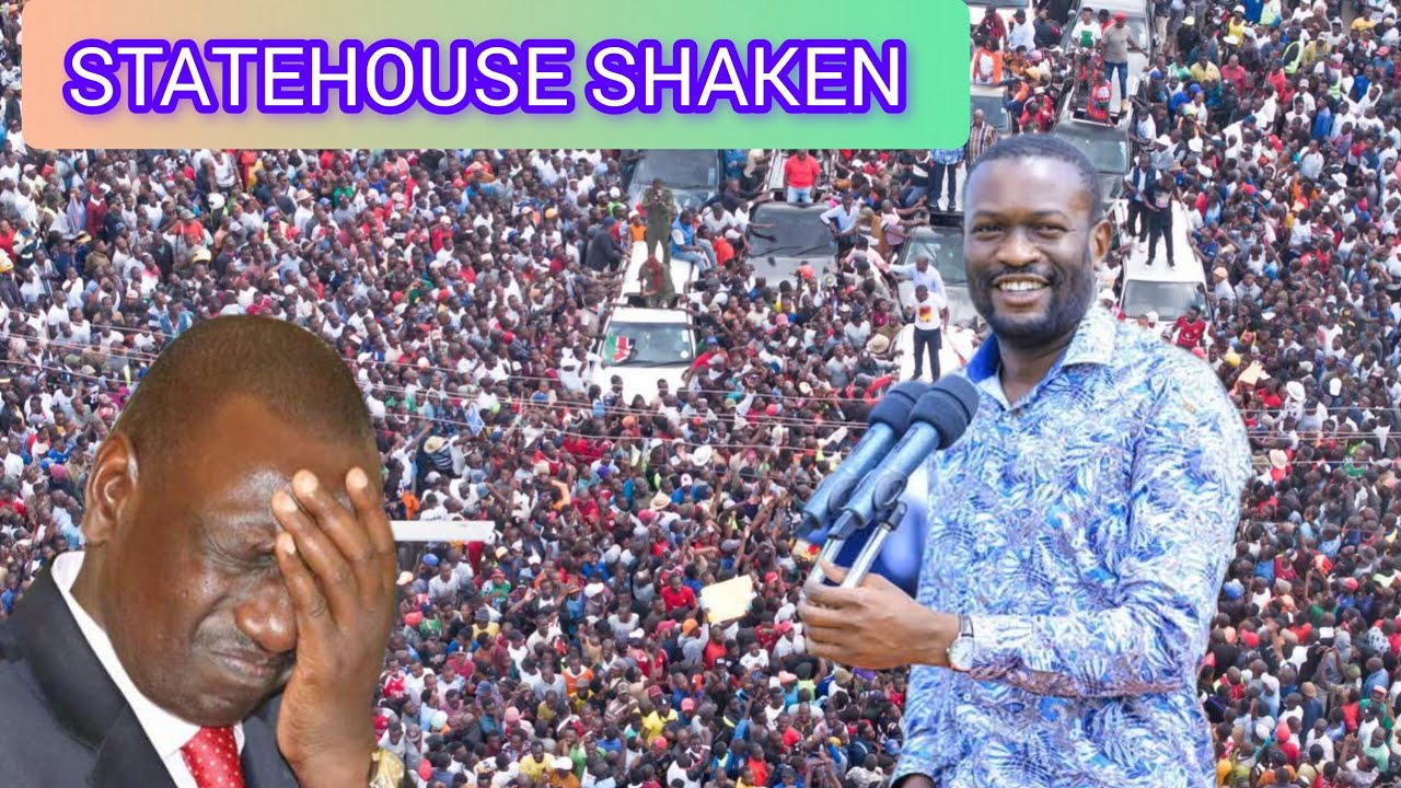 RUTO'S CAMP IN PANIC!! EDWIN SIFUNA MEGA RALLY IN KITENGELA AS SHAKEN STATEHOUSE 