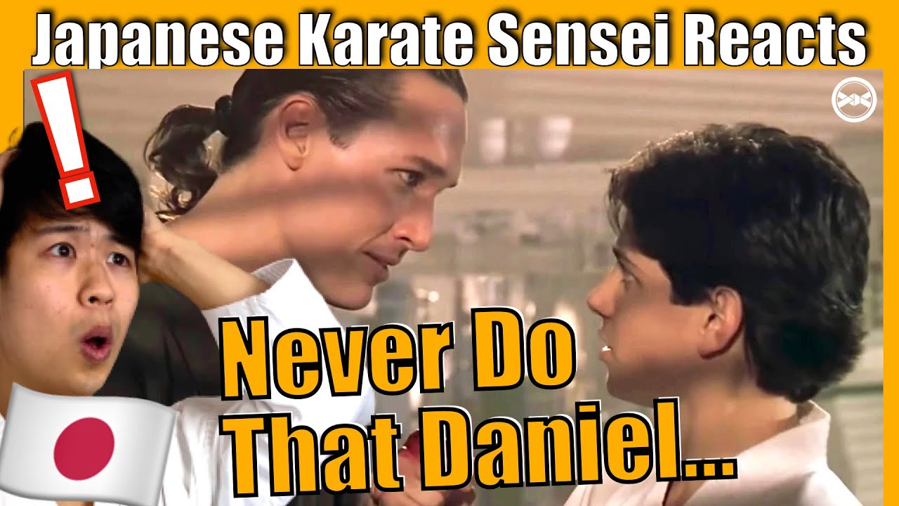 Японский сэнсэй каратэ впервые смотрит «KARATE KID #3»!