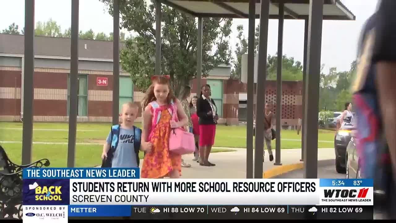 Screven County students return with more school resource officers