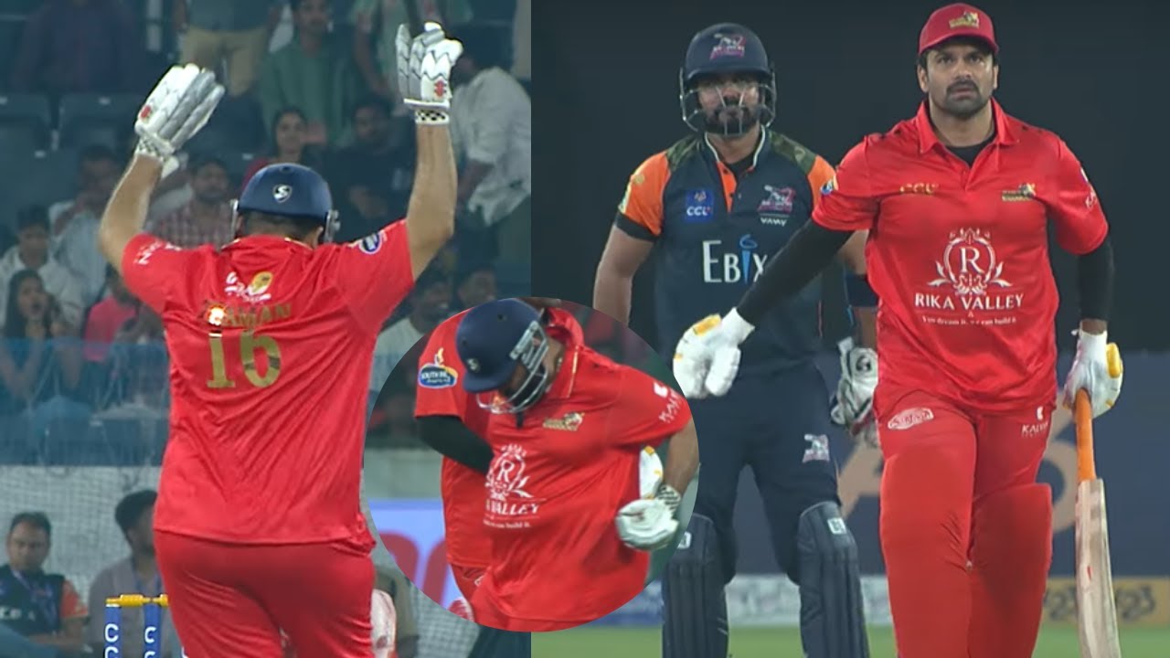 Thaman Goes Wild as Ashwin Babu Knocks it Out of the Park | Telugu Warriors | CCL Highlights