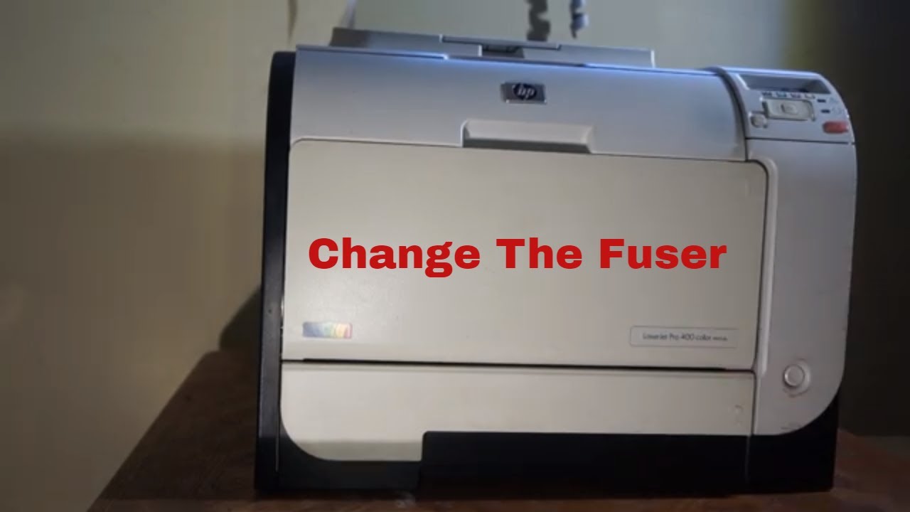 How to Replace the FUSER in an HP LaserJet Pro 400 Color M451DN