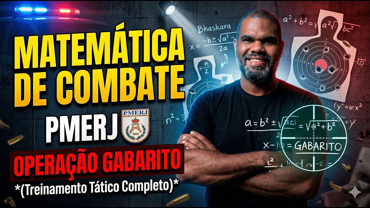 Matemática de Combate PMERJ: Operação Gabarito (Treinamento Tático Completo).