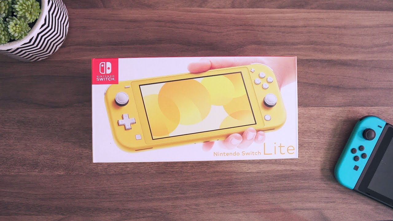 KUNING..! - Unboxing Nintendo Switch Lite