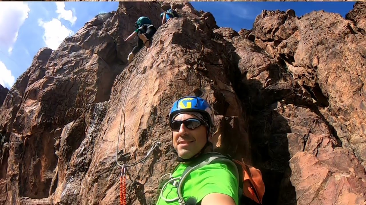 VIA FERRATA EN GRAN CANARIA,  AMOR Y ODIO.