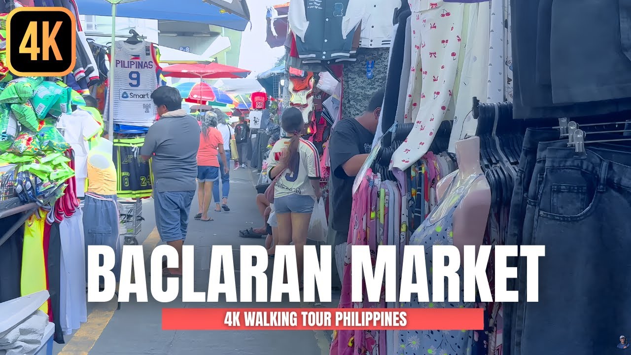 Walking Through Baclaran Market: The Bazaar Capital of Pasay City, Philippines | [4K] Street Walk