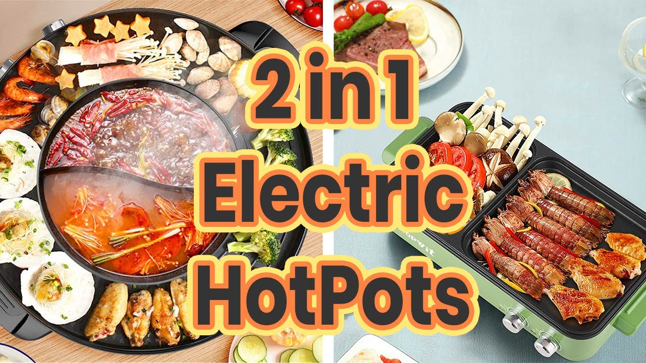 ✅ 2 in 1 Electric Hotpot–  Highly Preferred!