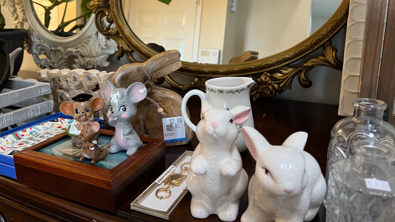 February thrift haul/ Finding spring stuff at my favourite thrift store 