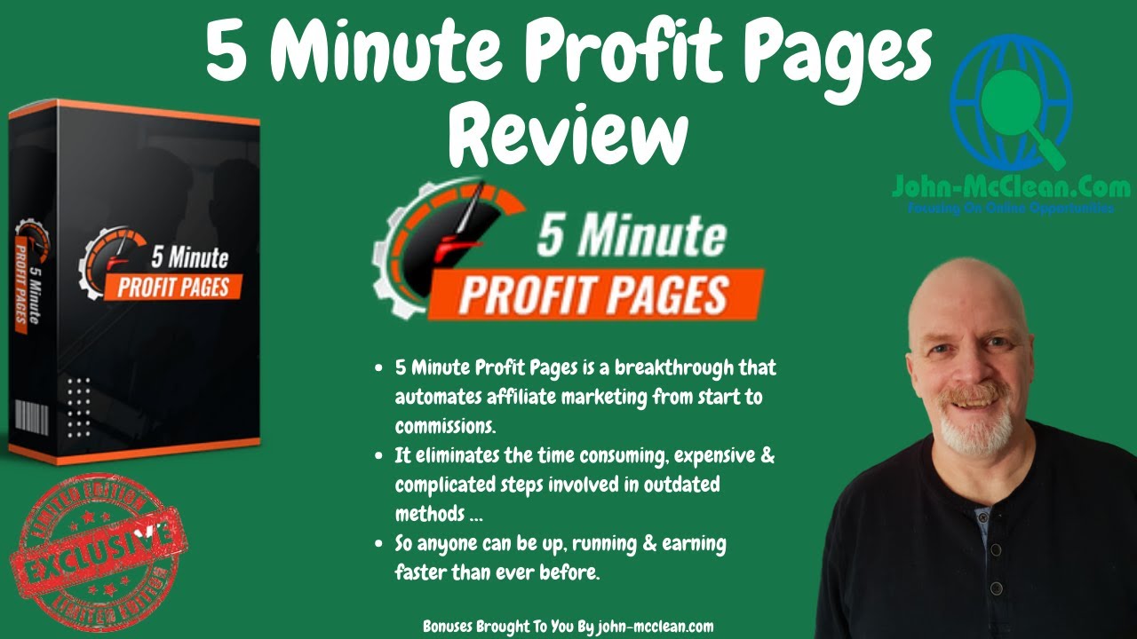 5 Minute Profit Pages Review + Bonuses Check Out 👨&zwj;💻My Custom Bonuses👨&zwj;💻