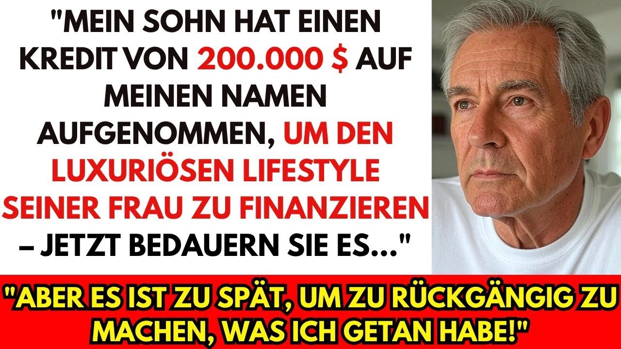 Mein Sohn nahm 200.000 € Kredit auf meinen Namen auf – für den Luxus seiner Frau. Und jetzt …