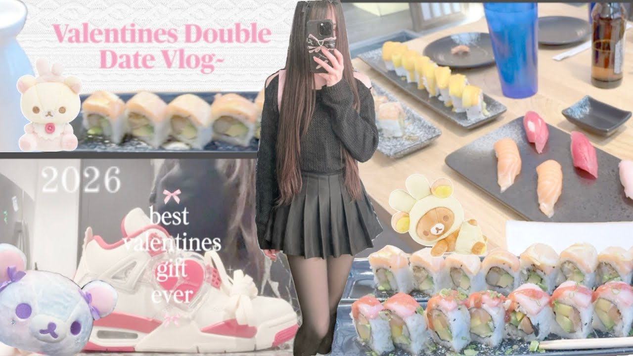 ᧔ෆ᧓ Valentines Double Date Vlog ᧔ෆ᧓ chatting, shopping & new shoes