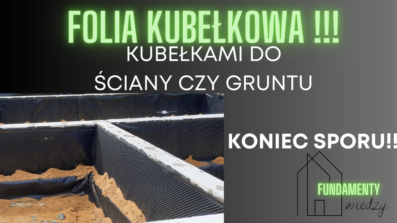 FOLIA KUBEŁKOWA! Którą stroną układać? RAZ NA ZAWSZE rozwiążemy ten spór!