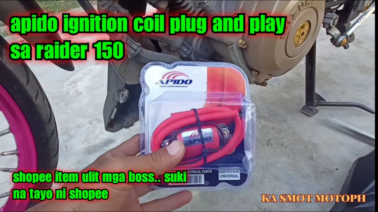 Apido ignition coil install raider 150 | plug and play ignition coil | ka smot motoph