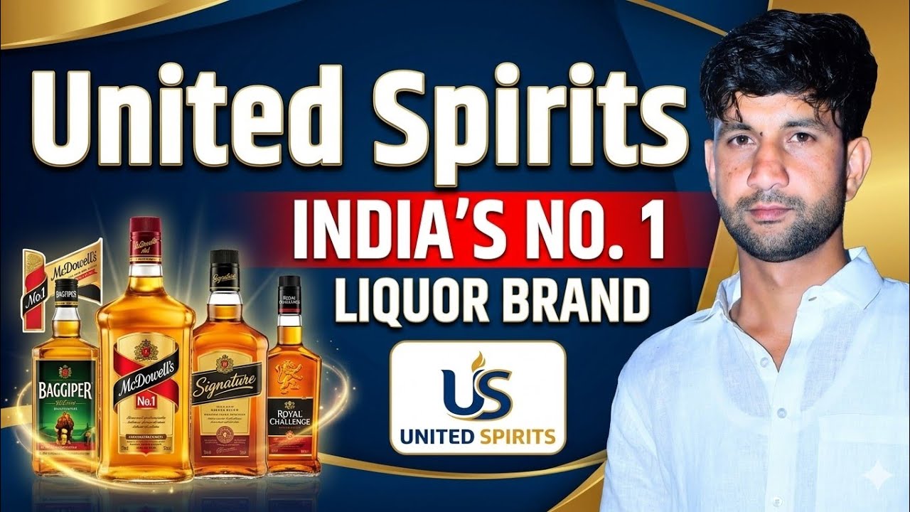United Spirits: India's No. 1 Liquor Brand | Success Story 🥃, Detailed Analysis. 