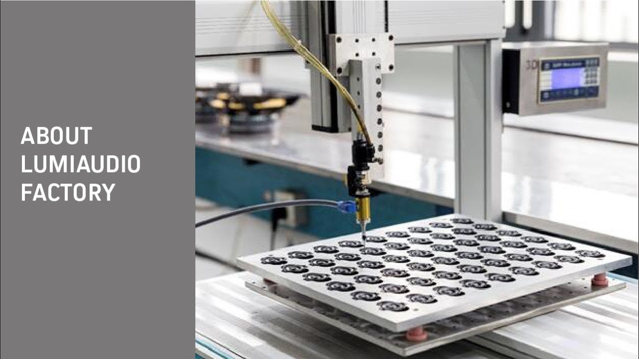 Factory Tour - Loudspeaker Manufacturer Production Line [LUMIAUDIO]