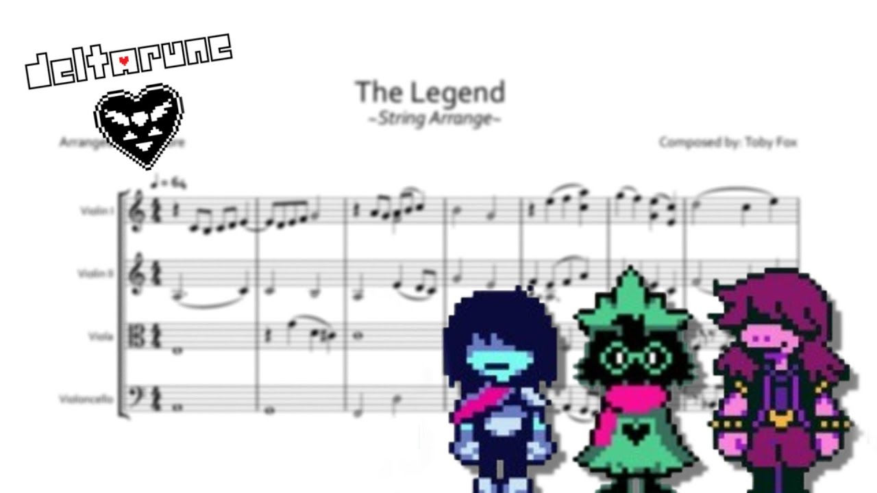 The Legend ~Suite~ (String Quartet) - Deltarune (Sheet Music)