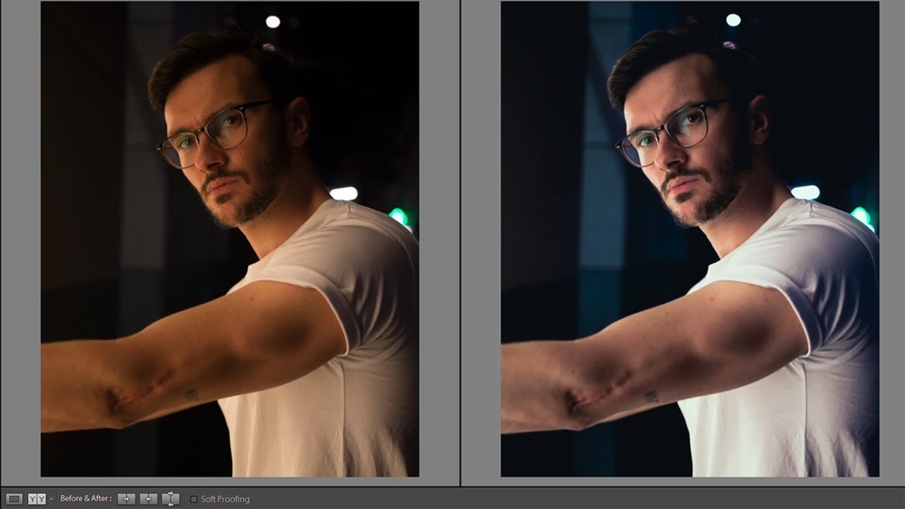 Lightroom Tutorial: Night Portrait Editing Cinematic Look
